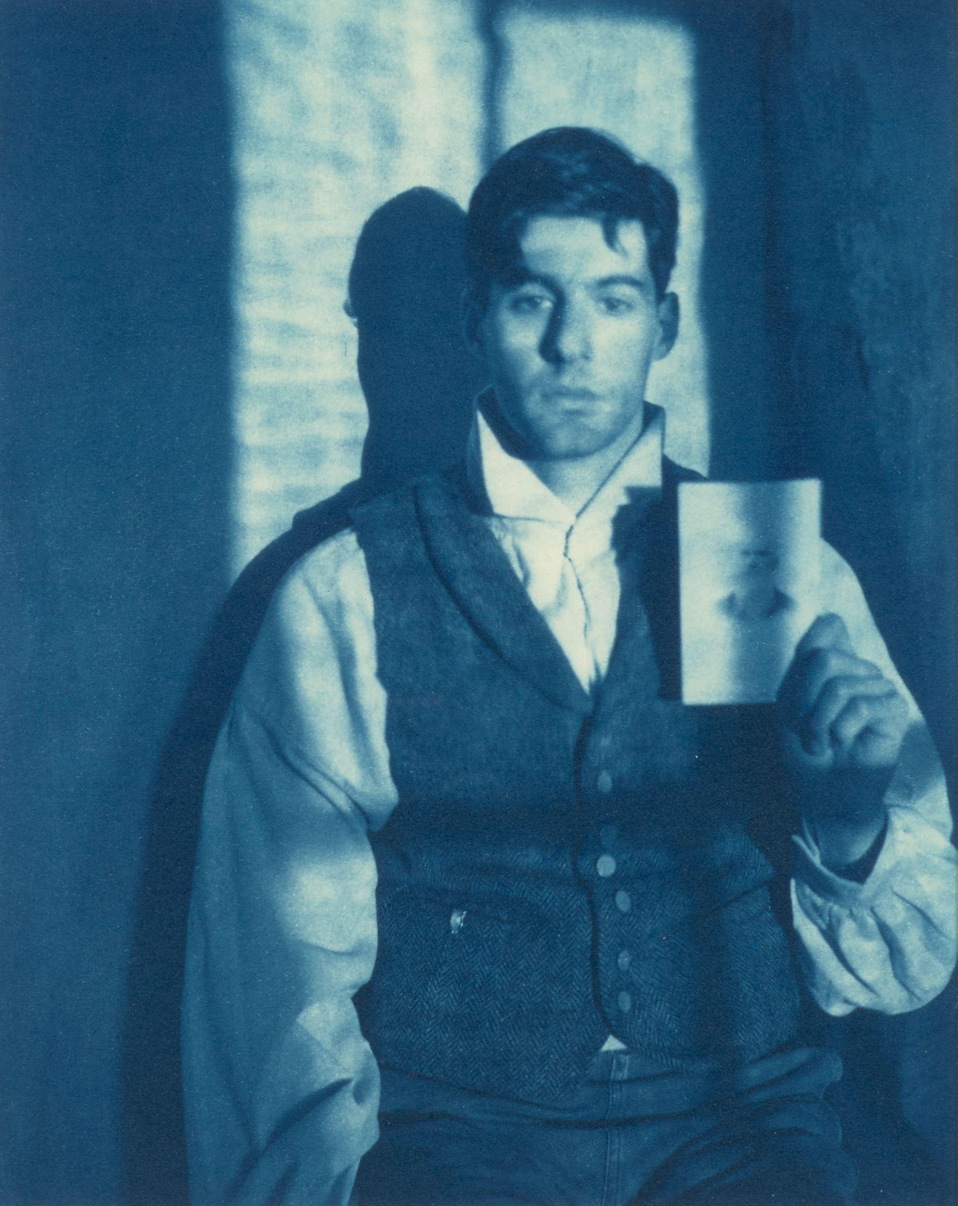 John Dugdale - Self-portrait with Ancestor, Stone Ridge, NY