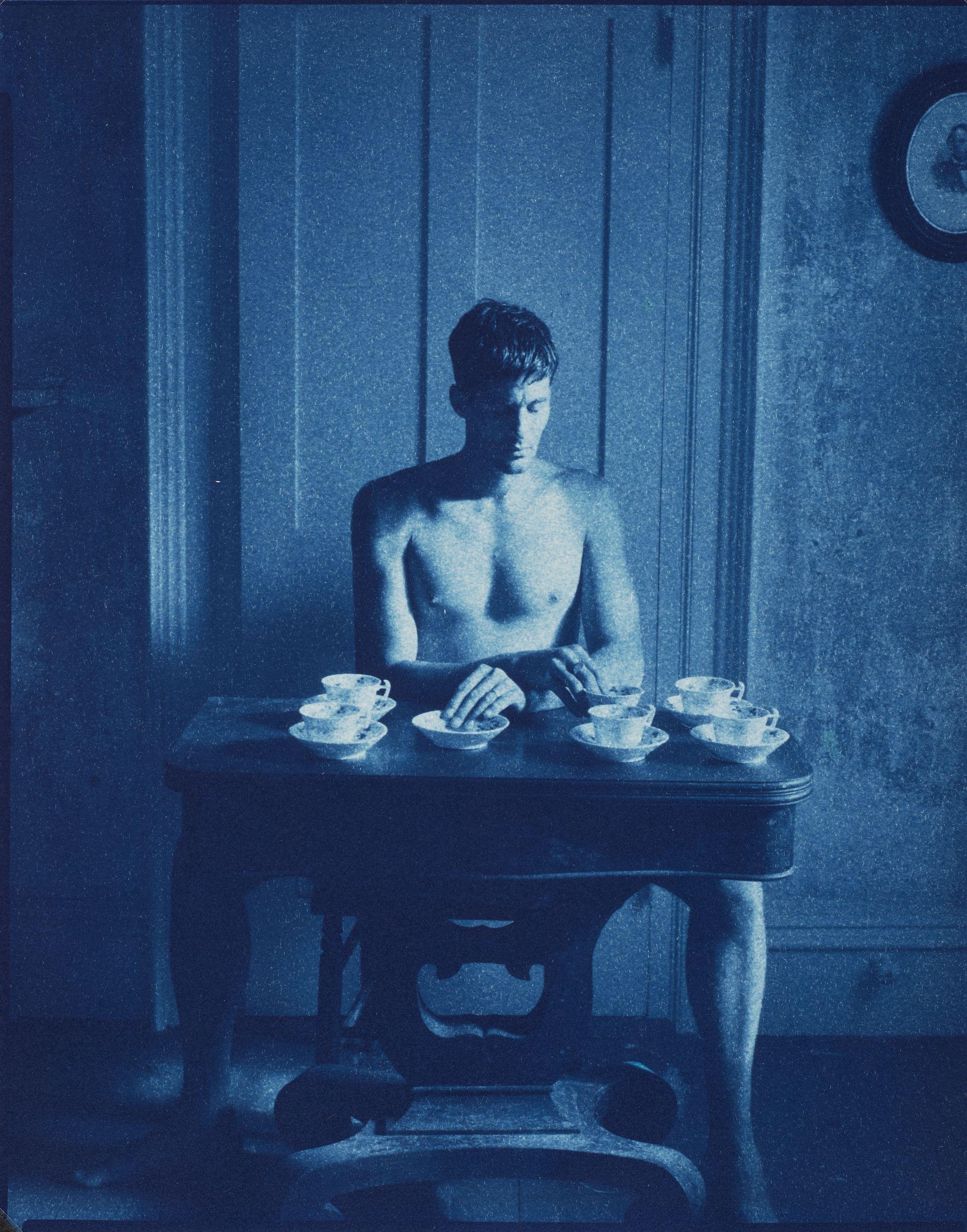 John Dugdale - Self-portrait with teacups