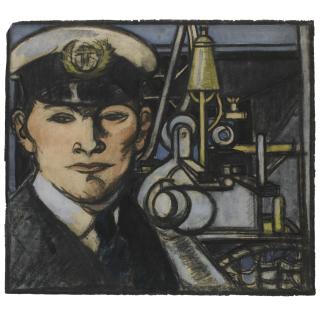 John Duncan Fergusson R.B.A. - The Guns Rhythm, The Gunner And The Gun