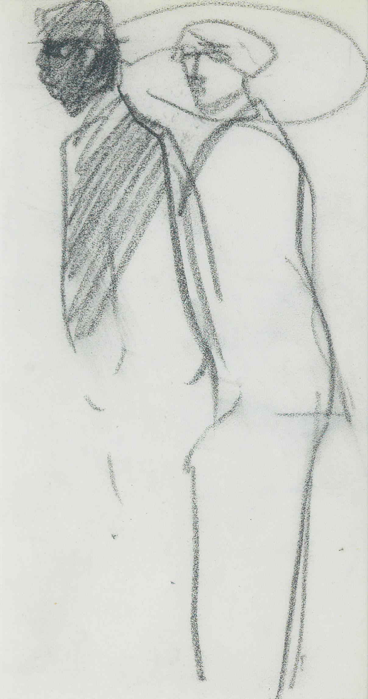 John Duncan Fergusson RBA - Study of a Stylish Couple