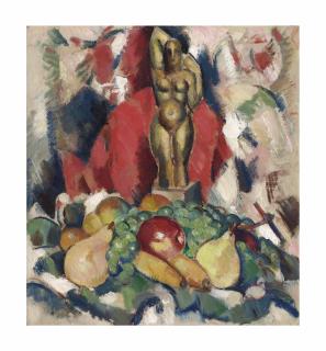 John Duncan Fergusson - Déesse Et Fruits