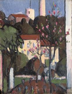 John Duncan Fergusson - Le phare et la tour, near St Estéphe