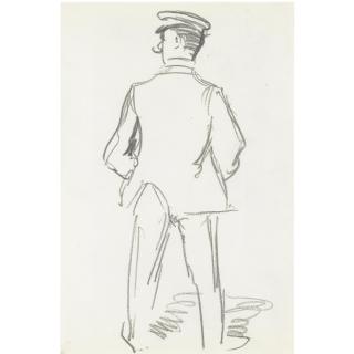 John Duncan Fergusson - Mademoiselle At The Bar; The Yachtsman