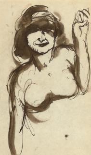 John Duncan Fergusson - Nude in a Hat