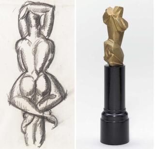 John Duncan Fergusson - Nudes embracing