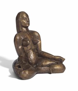 John Duncan Fergusson - Seated nude