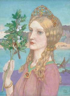 John Duncan, R.S.A., R.S.W. - Messenger of Tethra