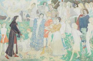 John Duncan RSA RSW - The Shining Land