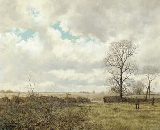 John Edmund Mace - Pheasant rising