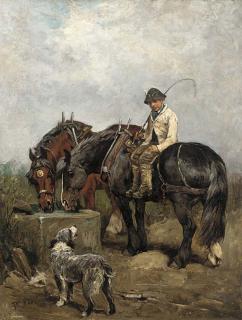 John Emms - At the water trough