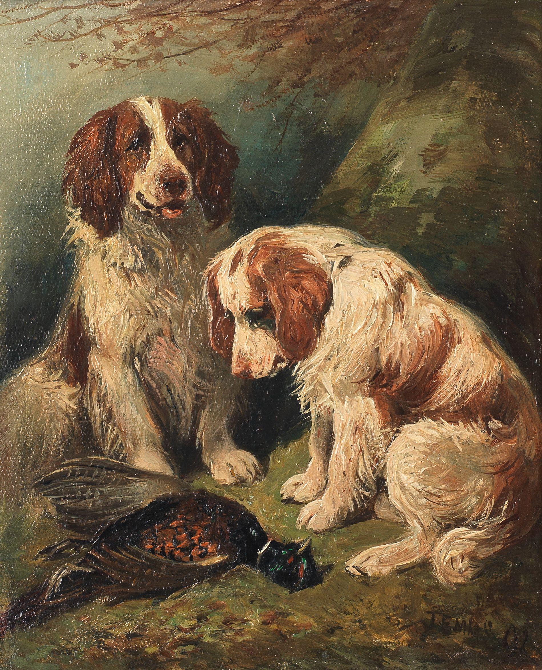 John Emms - Hunting, Shooting, Fishing each 22.2 x 17.8cm (8 3/4 x 7in). (3)