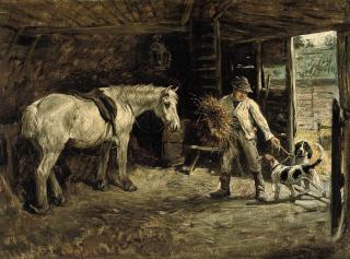 John Emms - The master\'s hounds