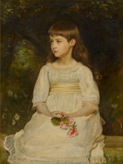 John Everett Millais - Portrait of Miss Scott, daughter of the Late Thomas Alexander Scott of Philadelphia