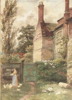 John Eyre, R.B.A., R.I., - The Old Lee Farm