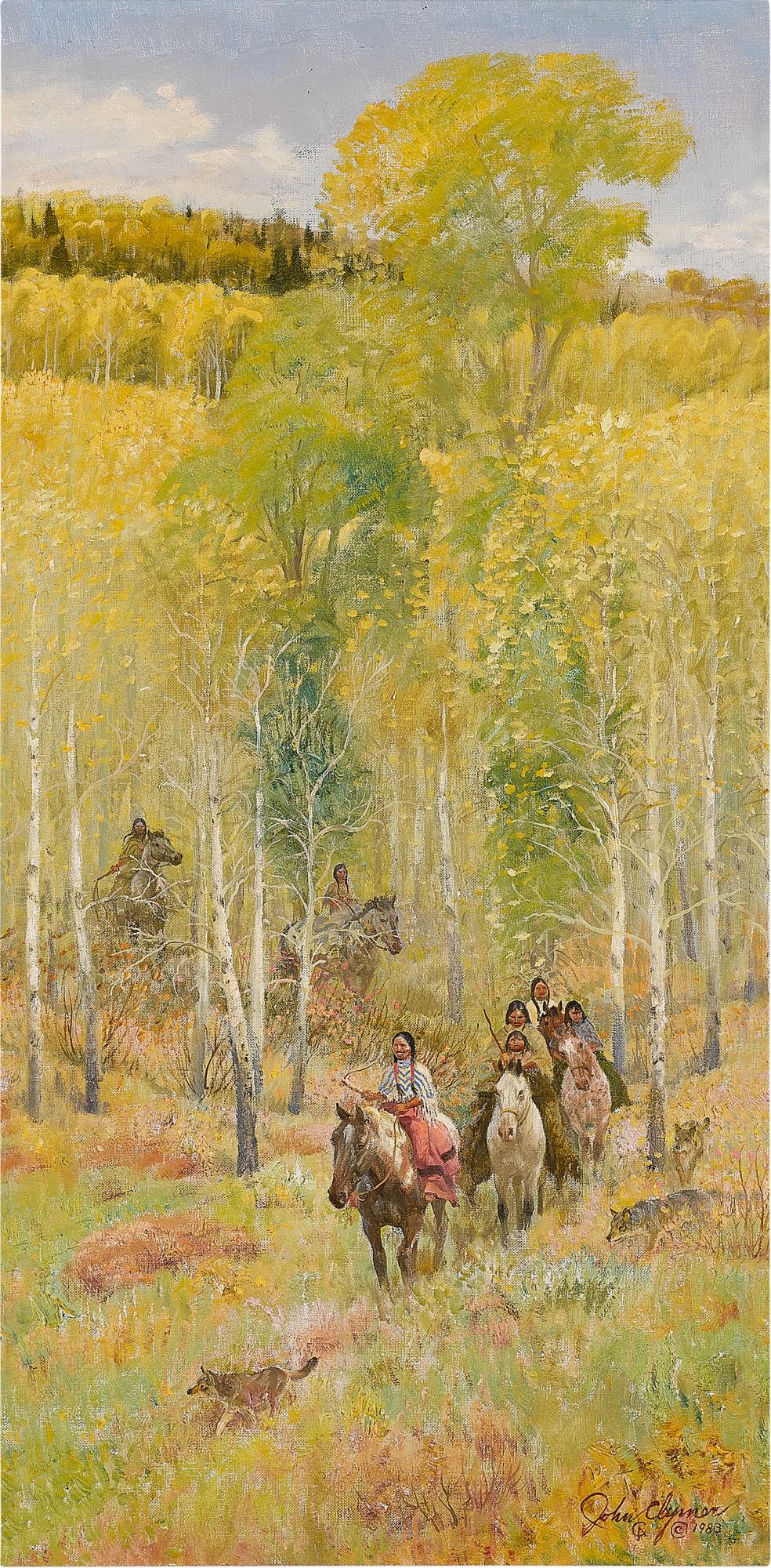 John F. Clymer - Autumn Trail