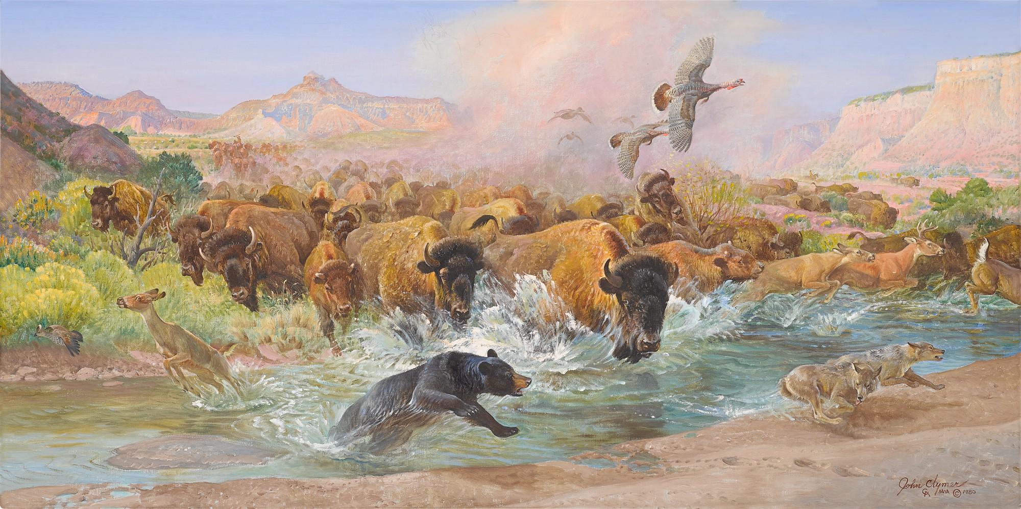 John F. Clymer - Clearing the Palo Duro