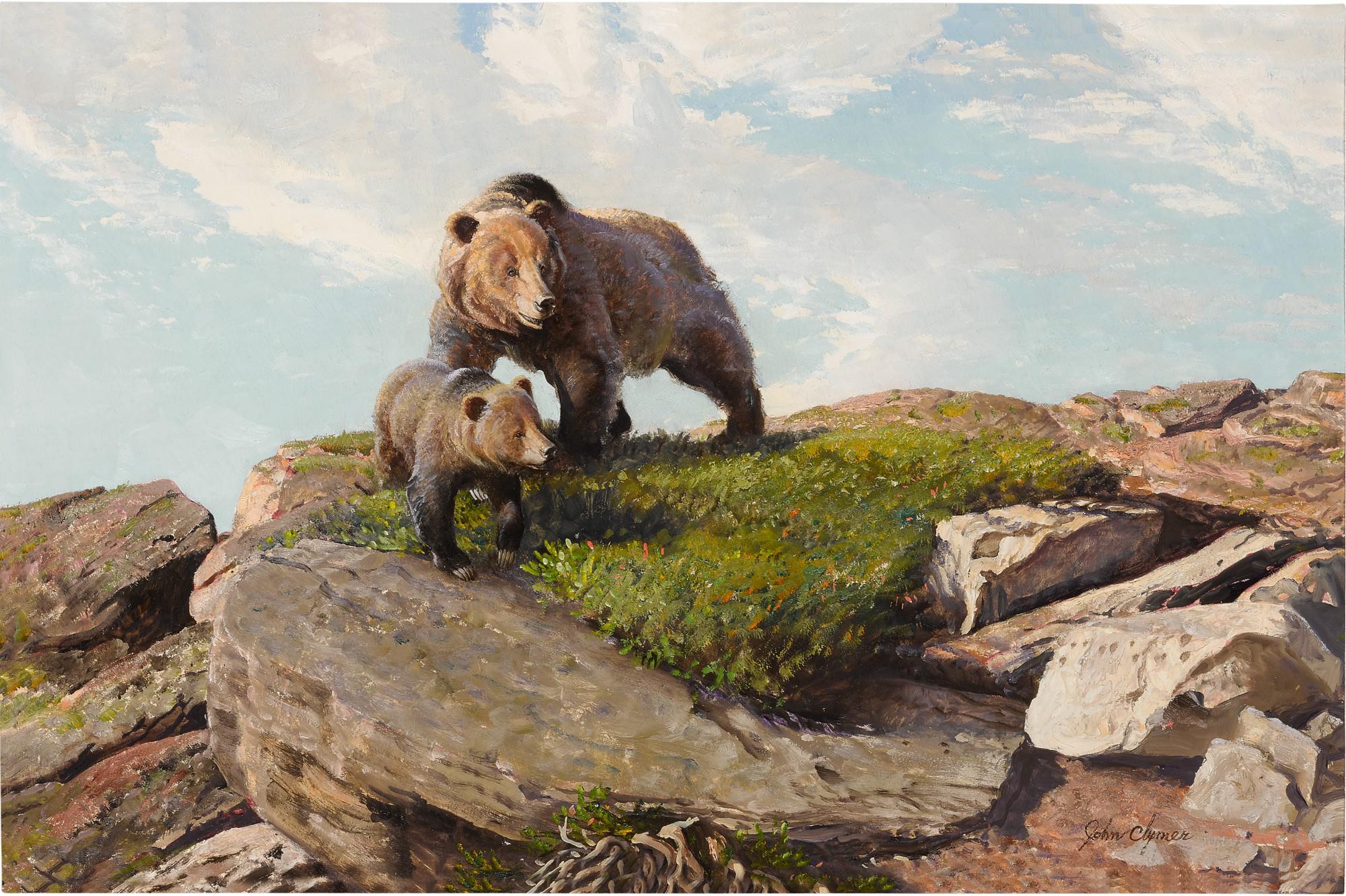 John F. Clymer - Crossing the Ridge