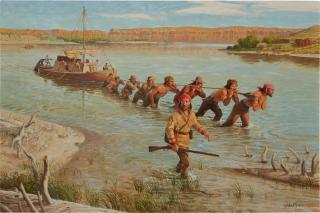 John F. Clymer - Up River