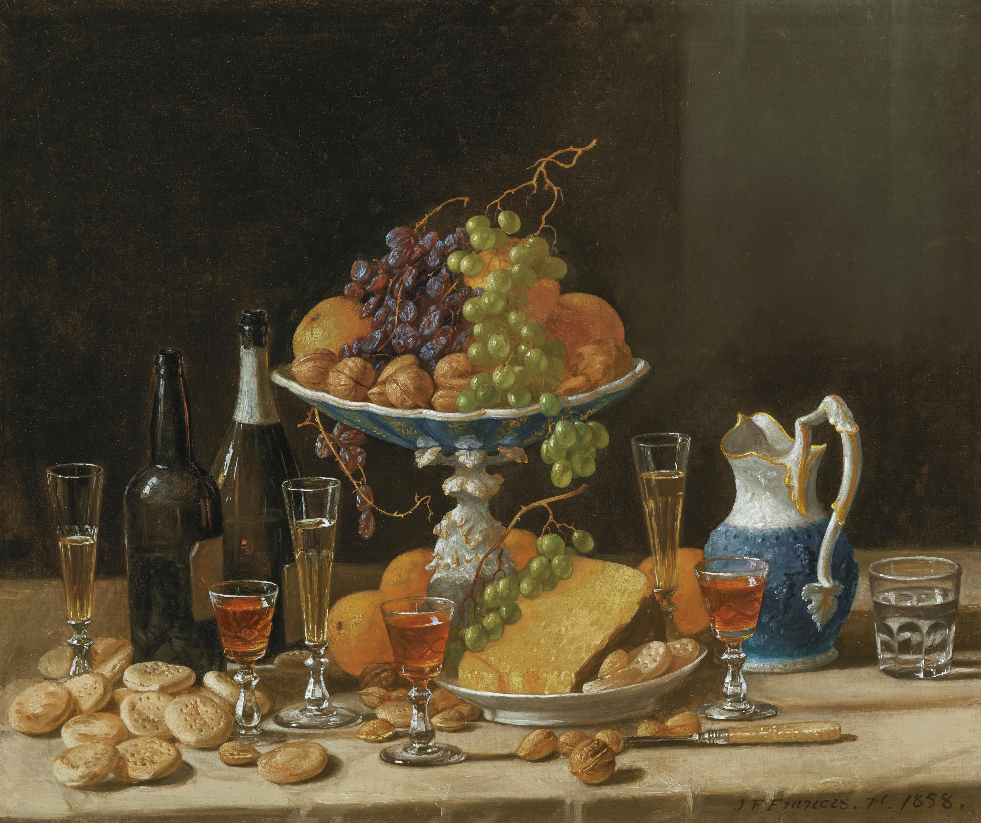 John F. Francis - A Wine Taster\'s Table
