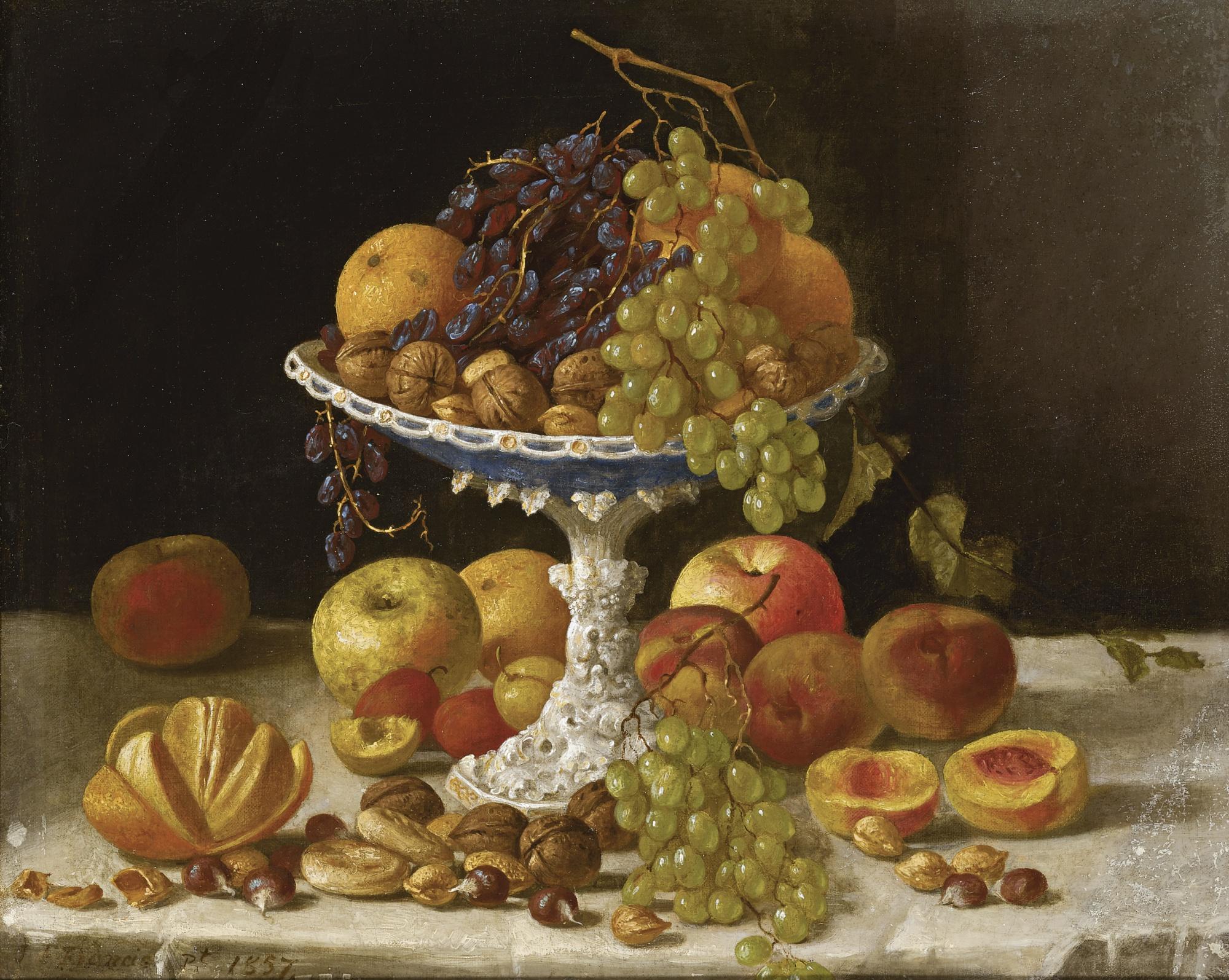 John F. Francis - Still Life With White Compote