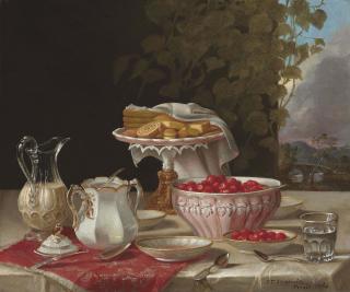 John F. Francis - Strawberries and Cakes