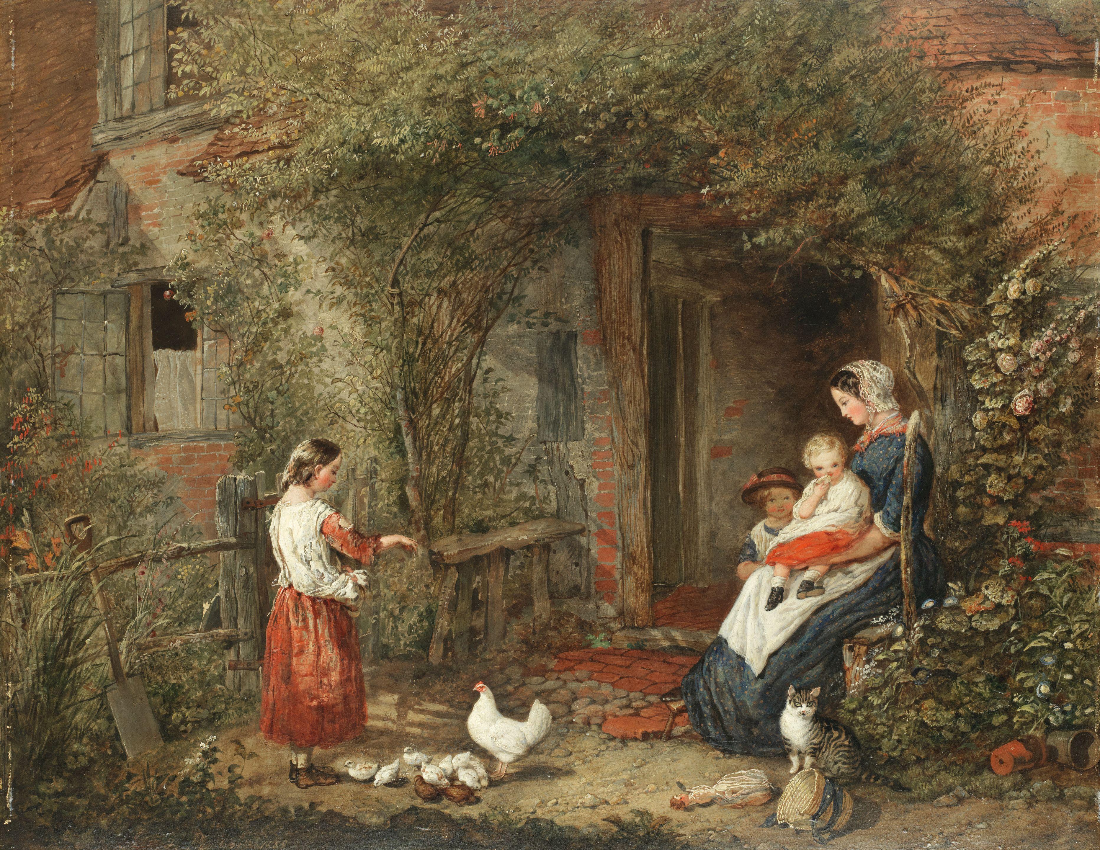 John F. Pasmore - \'A cottage door\'