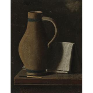 John F. Peto - Gray And Blue Jug