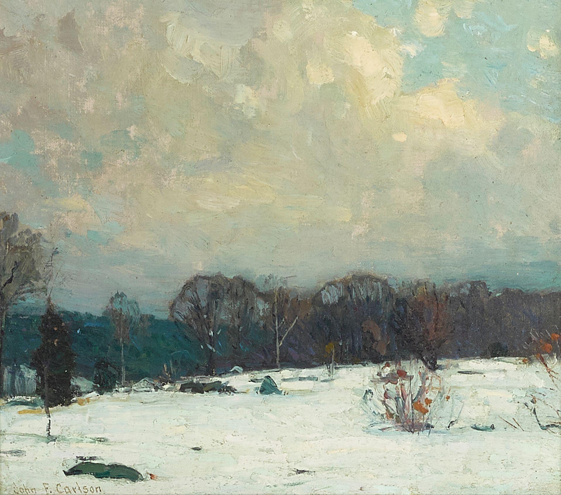 John Fabian Carlson - Snowy Pastures