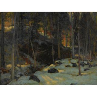 John Fabian Carlson - Sunlight Through Trees