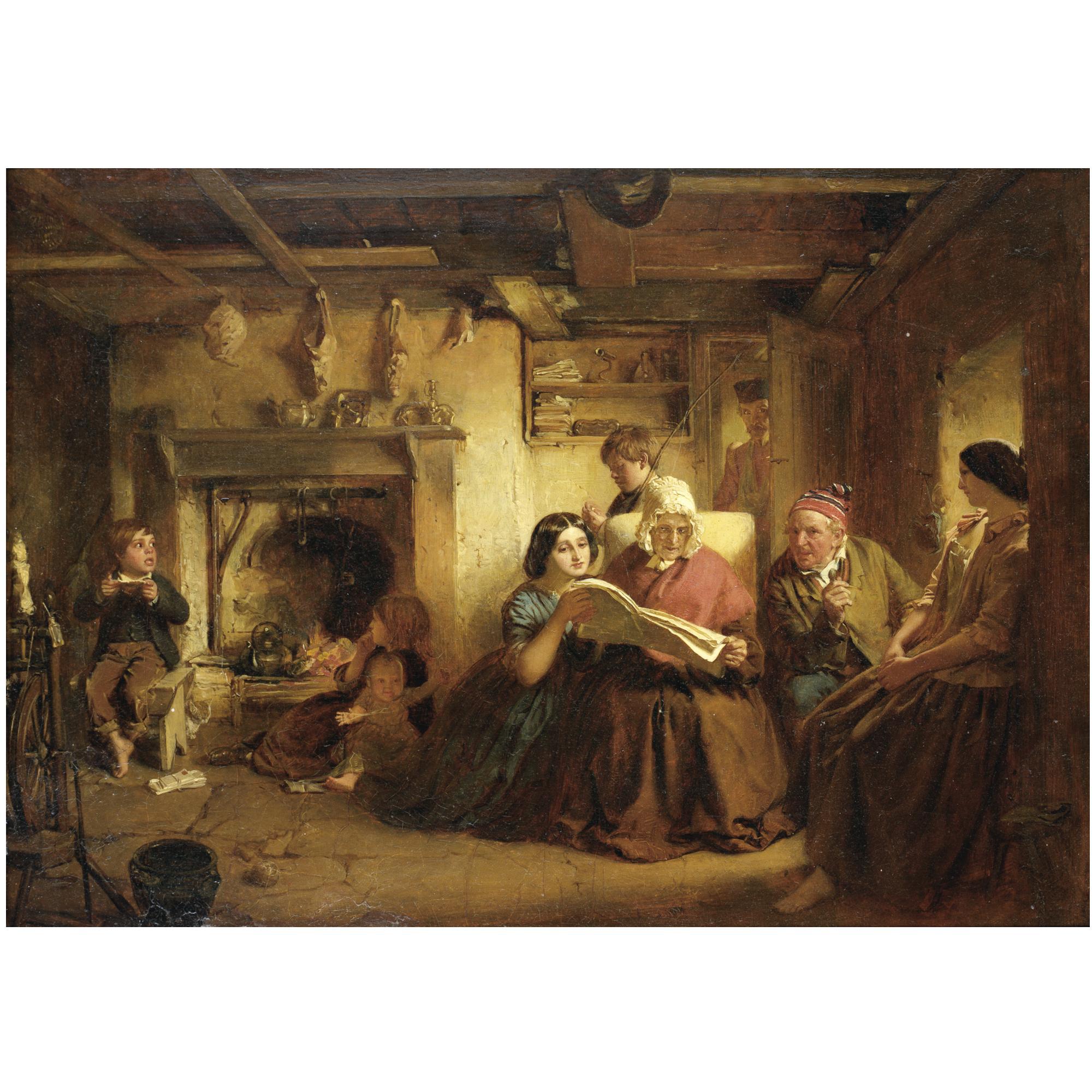 John Faed, R.S.A. - The Soldier\'S Return