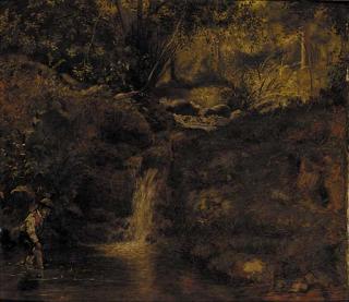 John Faed, R.S.A. - The trout pool