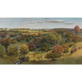 John Falter - The Valley In Autumn