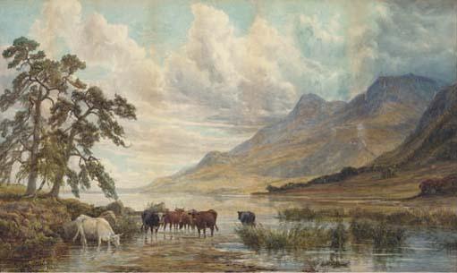 John Faulkner, R.H.A. - On Loch Shiel, Argyllshire
