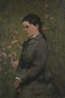 John Ferguson Weir - Portrait of Marion Eckford Harwood
