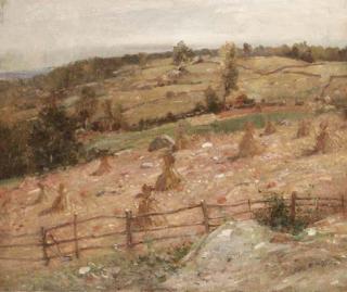 John Ferguson Weir - The Pumpkin Patch