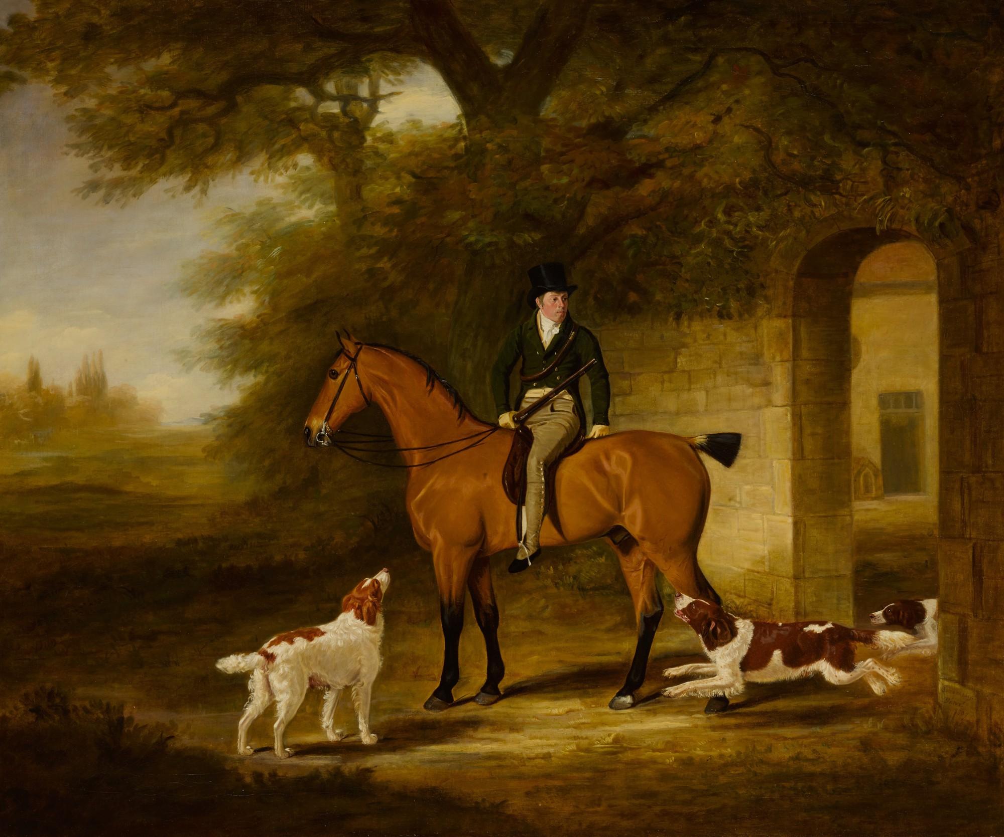 John Ferneley Snr. - A Chestnut Hunter with Robert Day up