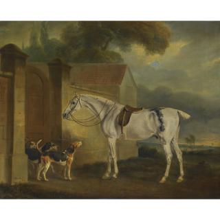 John Ferneley Snr. - Lord Lonsdale\'S Fleabitten Grey Hunter, Brass, At Cottesmore With The Cottesmore Hounds