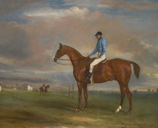 John Ferneley Snr. - Philip, A Bay Racehorse, The Property Of Lord Elcho, With Jockey Up