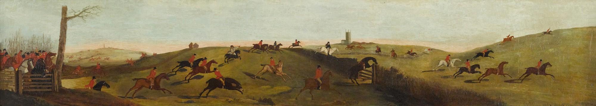 John Ferneley Snr. - The Start of the Billesdon Coplow Run, 1800