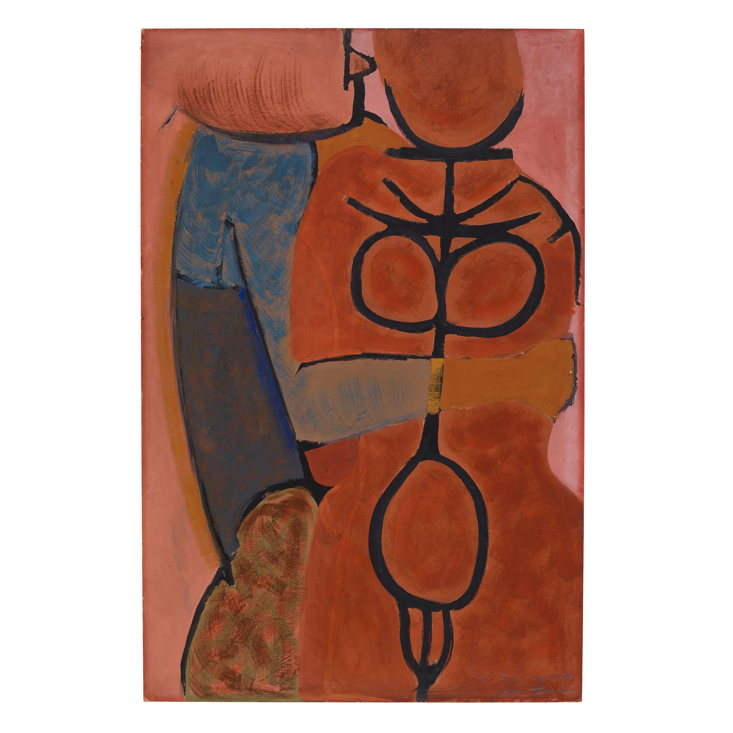 John Ferren - Embracing the Symbol, 1945