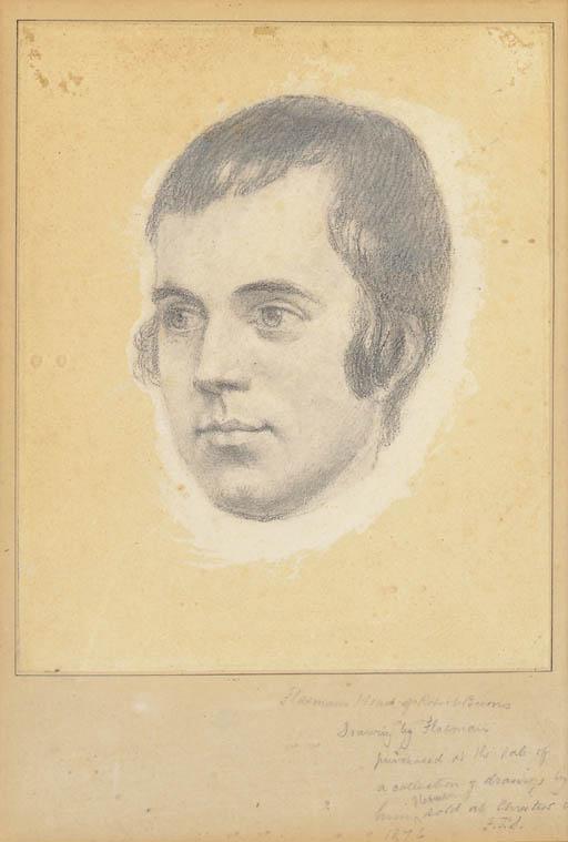 John Flaxman, R.A. - Head of Robert Burns (1759-1796)