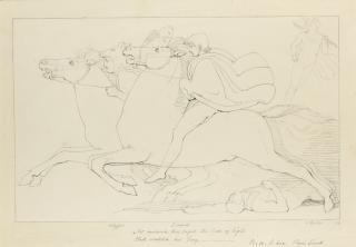 John Flaxman, R.A. - Not Un’Observed They Pass’D The God Of Light