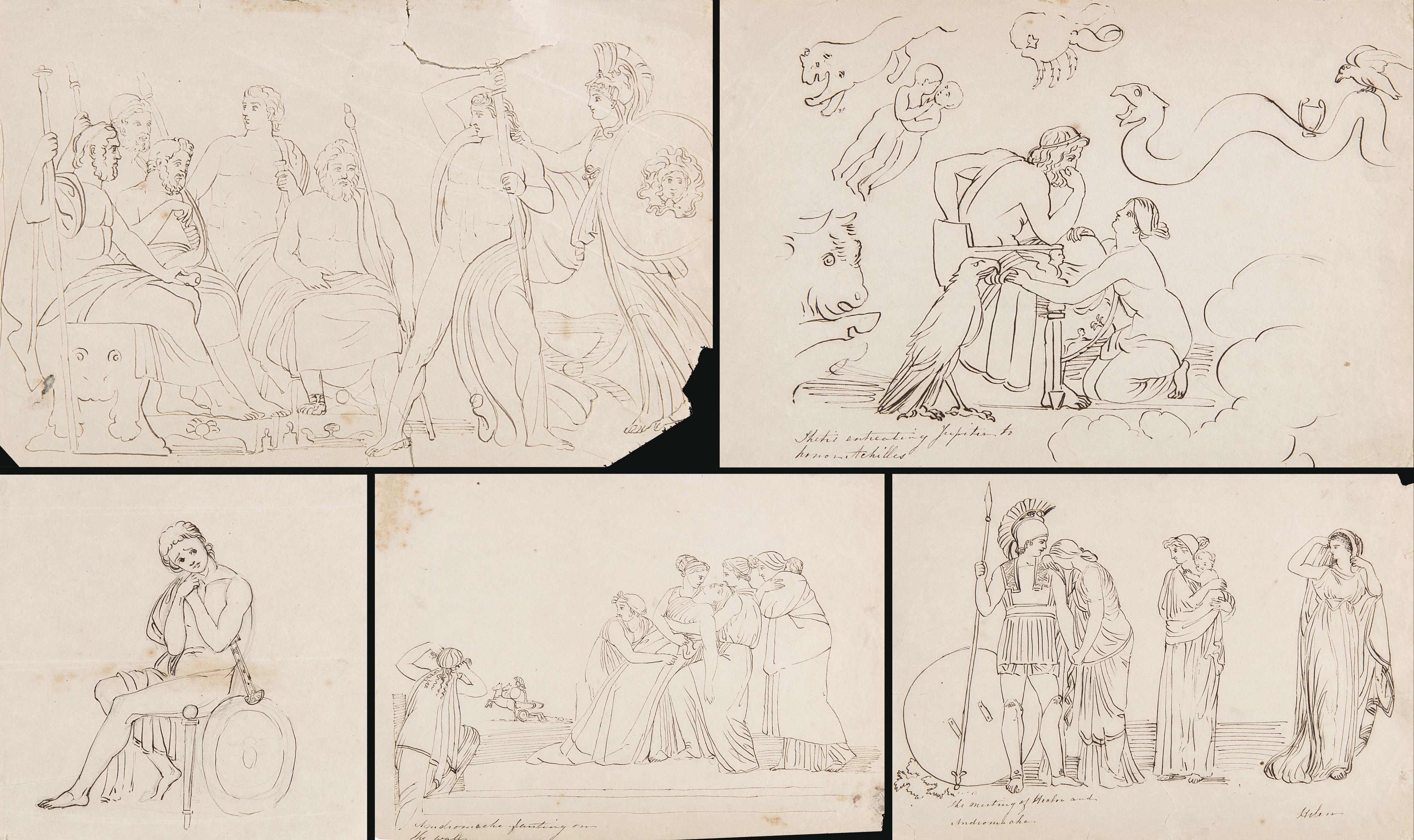 John Flaxman - Scene dall\'Iliade