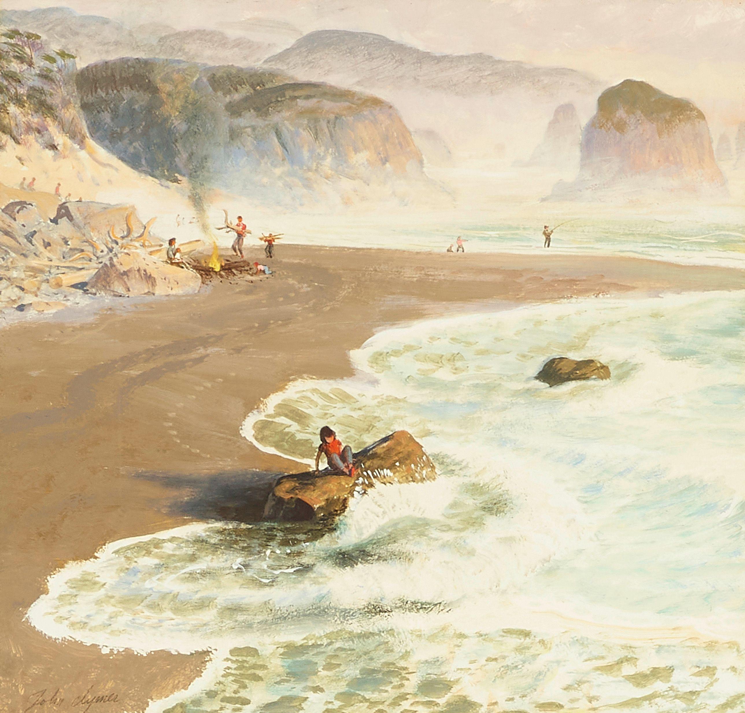 John Ford Clymer - Cannon Beach, Oregon