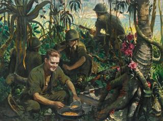 John Ford Clymer - Orchids for the Military
