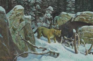 John Ford Clymer - The Night Hunter