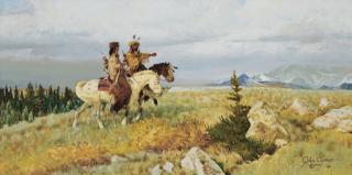 John Ford Clymer - Two Friends