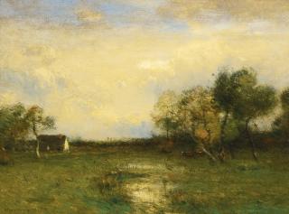 John Francis Murphy - On The Low Lands (Evening Landscape)