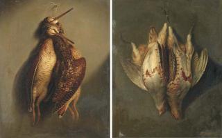 John Francis Sartorius - A brace of partridge; and A brace of woodcock