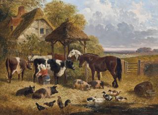 John Frederick Herring, Jnr. - The milkmaid